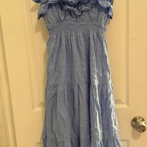 Altar'd State Light Blue Midi Dress